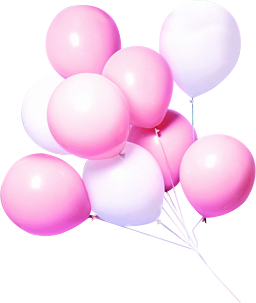 粉色唯美艺术气球图片