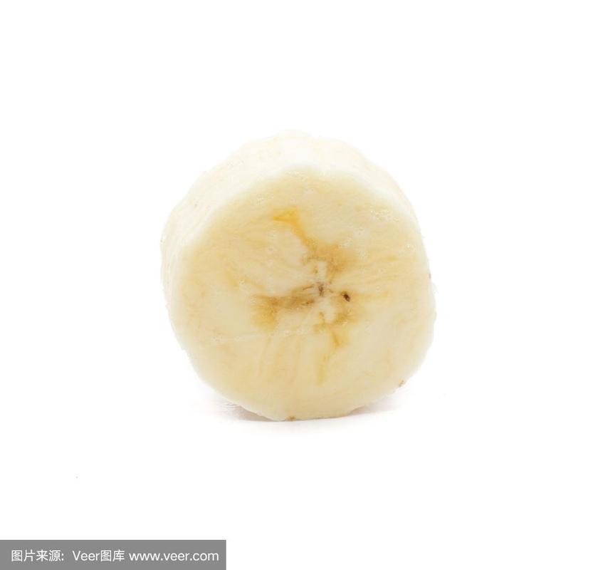 香蕉,分离着色,横截面,部分,膳食纤维