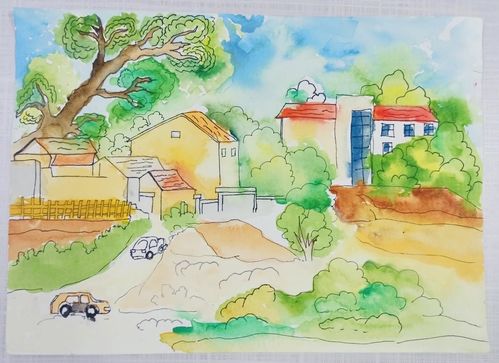 我手画我家 浓浓潍坊情—高新东风学校"我心目中的家乡"青少年绘画