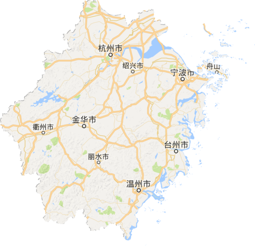 浙江省高清电子地图