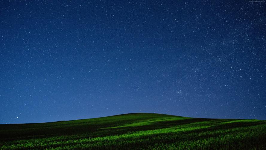 草地5k4k壁纸夜星星天空水平1280x800分辨率查看