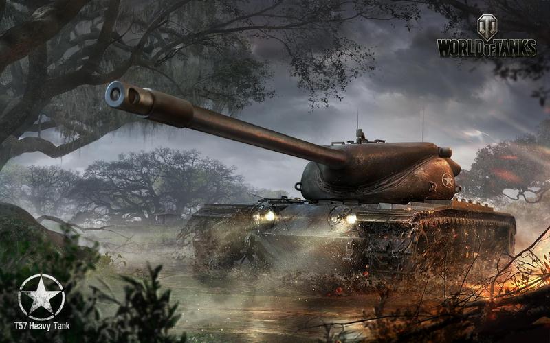 坦克世界坦克t57重坦克游戏3d图形壁纸1440x900分辨率查看