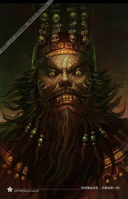 阎罗王--是民间传说中阴间的主宰,掌管人的生死和轮回.