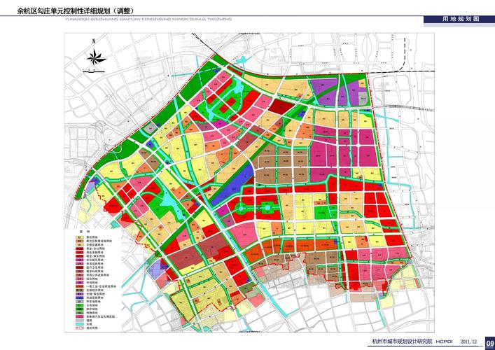 杭州北部高品质副中心城区勾庄详细规划图
