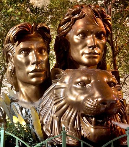 米高梅酒店的狮子雕像