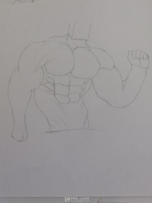 临摹男性肌肉—角色人物肌肉绘画训练举报