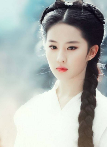 中国人评选的穿白色古装最美的4大女星,刘亦菲郑爽杨幂上榜