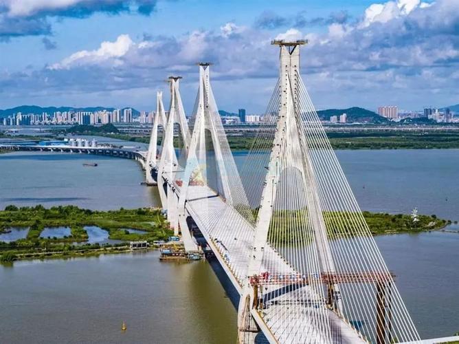 建设中的洪鹤大桥 图源珠海发布