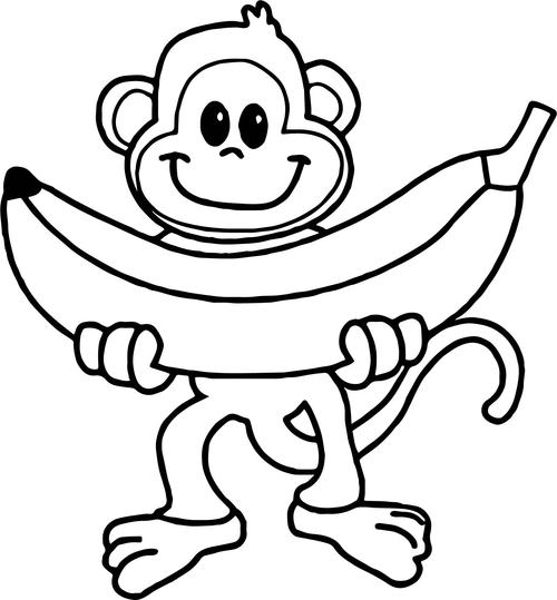 any monkey fiverr coloring page
