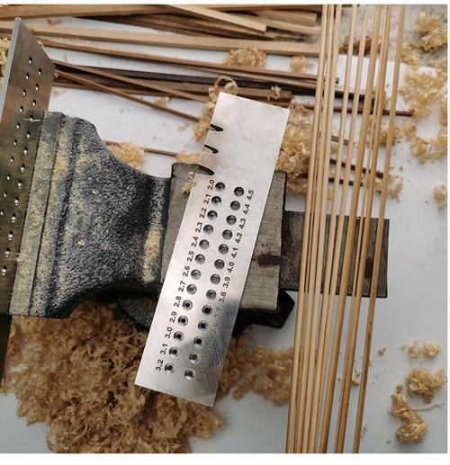 鸟笼工具拉丝板制作笼丝笼条竹签竹条圆竹棍竹丝拉刀刮刀锋钢材质 3.