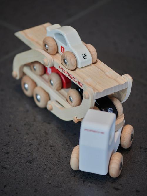 木质玩具卡车竞速系列