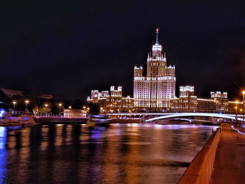对了还有莫斯科的夜景也不能错过.