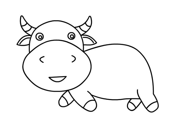简笔画牛的画法 步骤图3.jpg