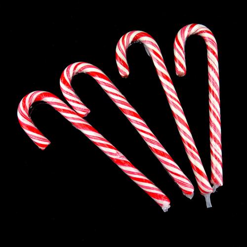 泉旺礼盒装拐杖糖水果糖圣诞节送儿童创意礼物24支2盒平安夜零食