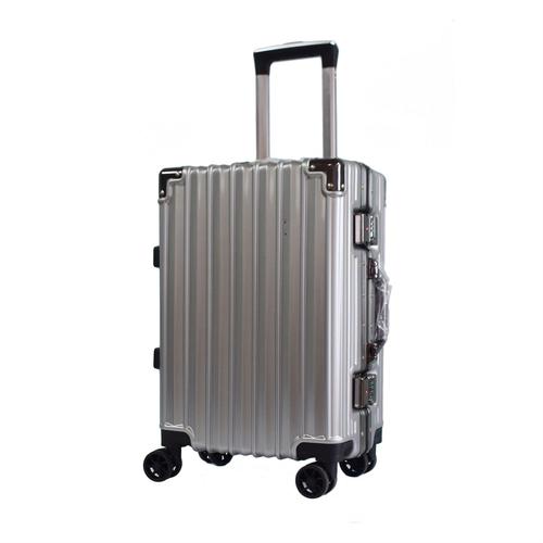 时尚铝框拉杆箱行李箱男女旅行箱新款箱包拉链款密码箱登机箱24寸