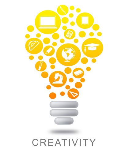 创意,灯泡,创新,才能,概念,寓意