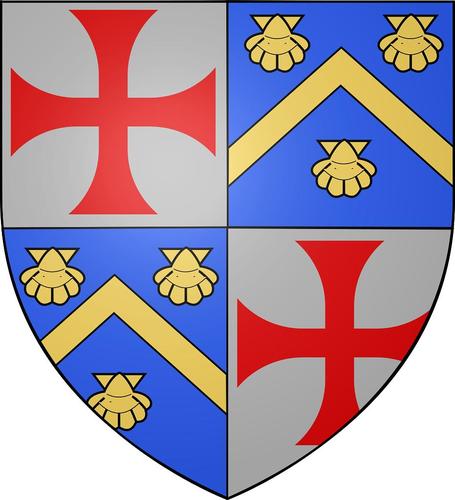 圣殿骑士团大团长everard des barres(1147–1151)纹章