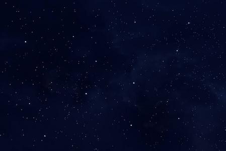 夜晚的天空中的星星照片