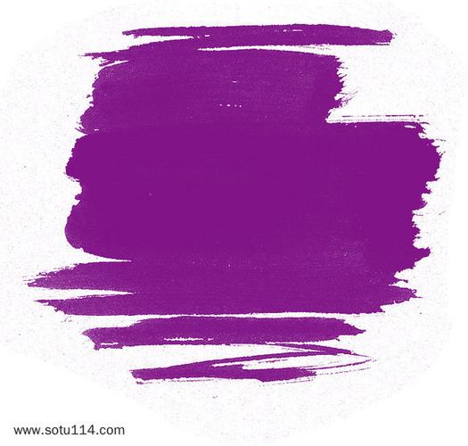 紫色水彩彩色墨滴笔刷