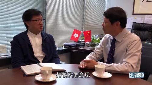 香港局势怎么走胡锡进采访香港立法会议员何君尧