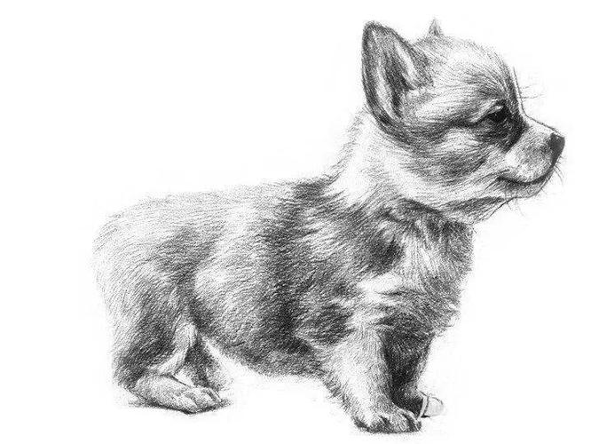 素描小狗怎么画 简单易学步骤图教程