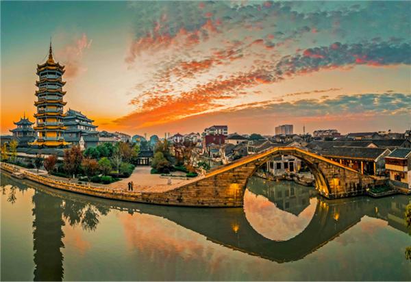 吴江运河文化旅游景区内古迹众多,风景如画,兼具江南水乡的精致细腻和