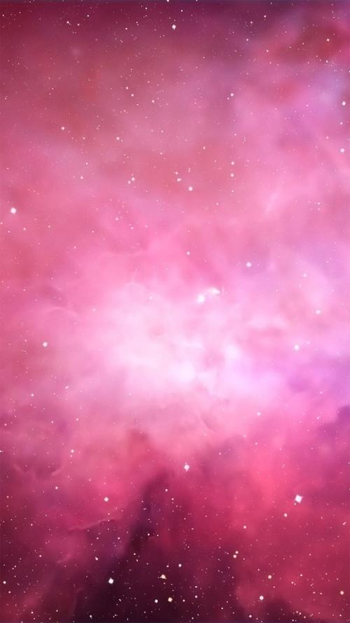 粉色浪漫宇宙星空h5背景
