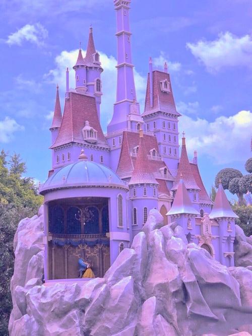 抖音迪士尼城堡背景图
