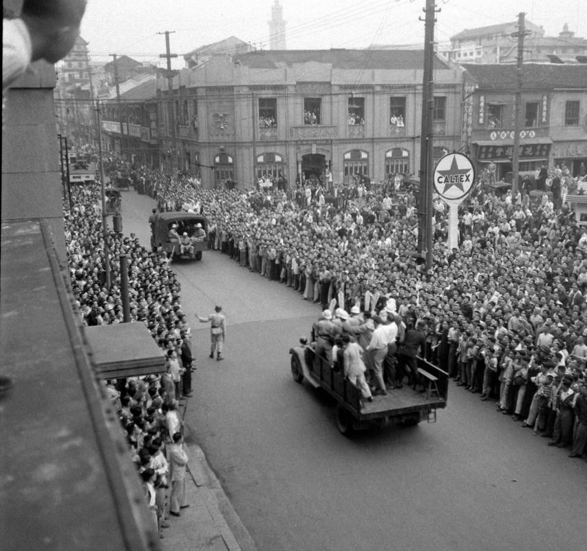 1949年大量珍贵照片大撤退和解放前夕的上海
