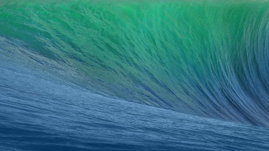 苹果os x自带:海浪图片,4k高清风景图片,娟娟壁纸