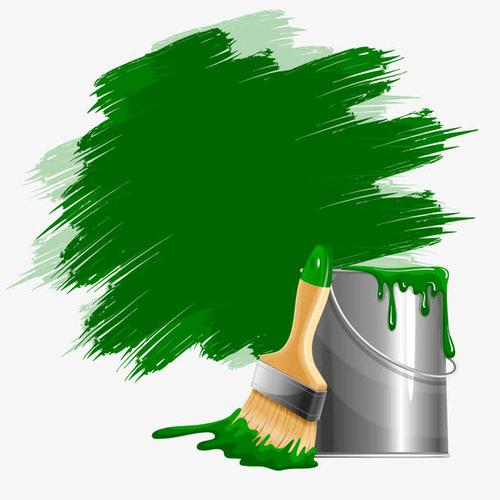 关键词 : 绿油漆颜料油漆桶刷子油漆刷
