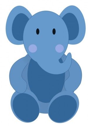免费矢量 矢量剪贴画 小象 关键词: 宝贝大象,大象,蓝色    浅蓝色