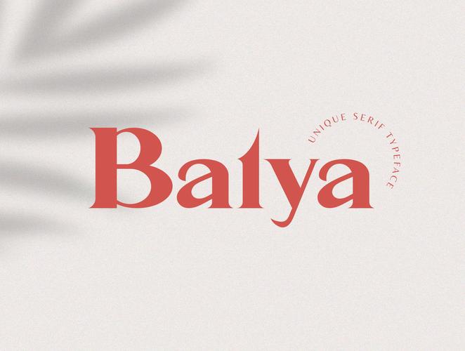 balya经典字体衬线字体