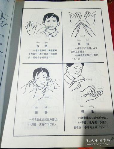 718聋哑人通用手语图1