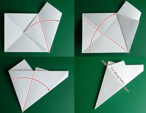 折纸制作教程立体五角星星的折法