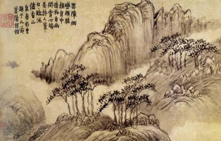 中国清代著名画家高翔,晚年右手残疾,全靠左手的画作