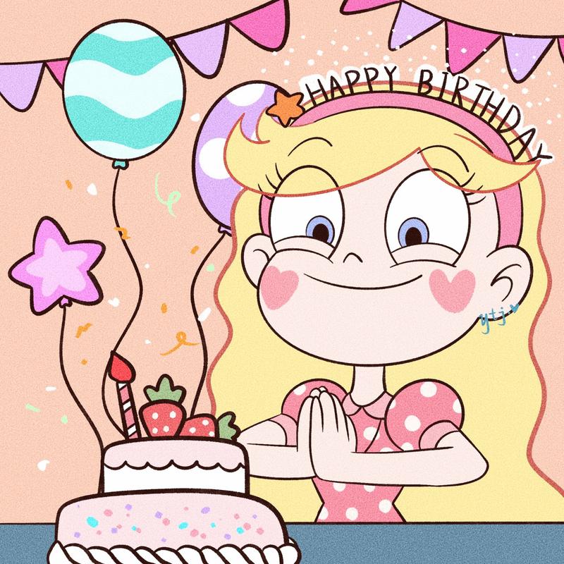 还有谁生日也在腊月过生日当然要用生日头像啦星蝶公主陪你一起过啦