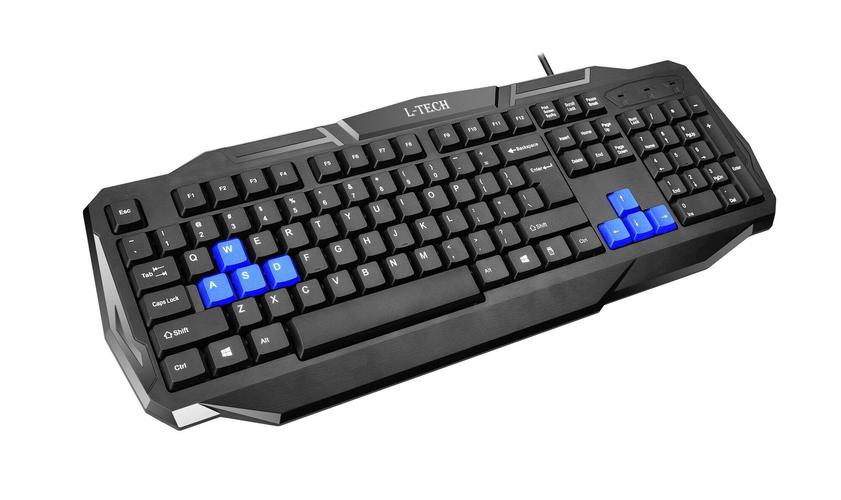 狼技k10家用办公游戏键盘笔记本台式电脑通用usb防水有线键