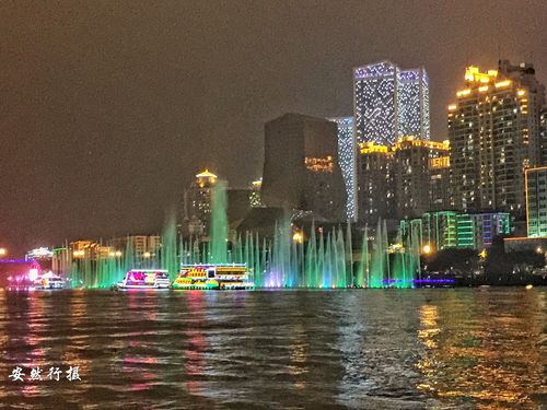 亚洲最大的水上音乐喷泉:柳江大型水上音乐喷泉.