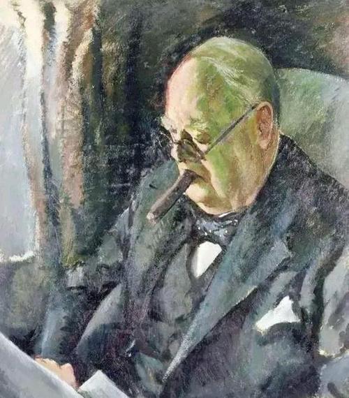 温斯顿·丘吉尔油画作品选一一政治伟人的另一个世界