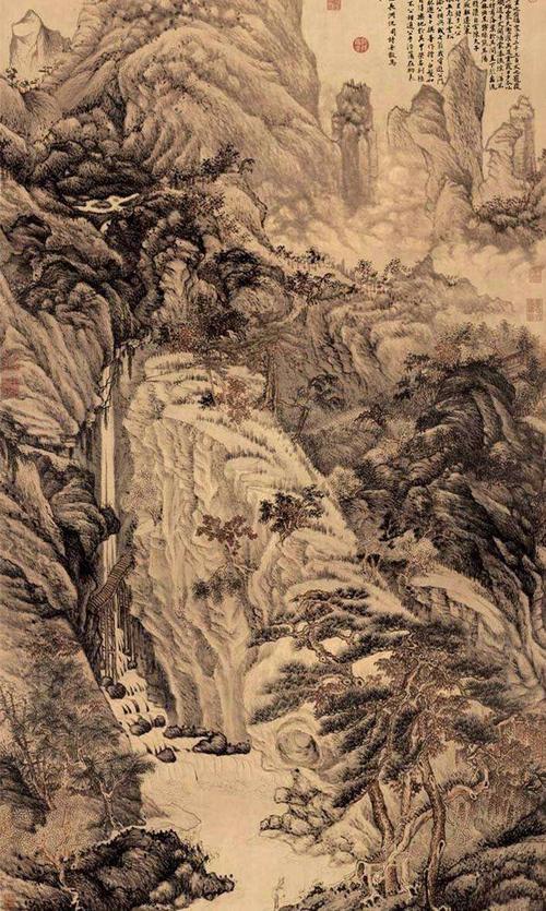 明代杰出画家沈周又以一幅《庐山高图》将庐山的美绝妙地展示在世人
