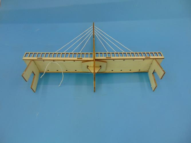 小学生玩具科学实验模型diy科技制作斜拉桥儿童手工科学实验