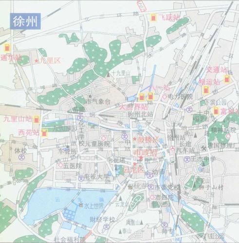 徐州市城区交通加油图_江苏地图_高清版_下载-交通地图
