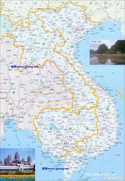 越南柬埔寨旅游地图 2018泰国签证自己办理