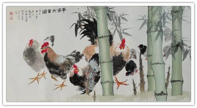 王韬闰画鸡作品赏析|中国画|名家|书画|水墨_网易订阅