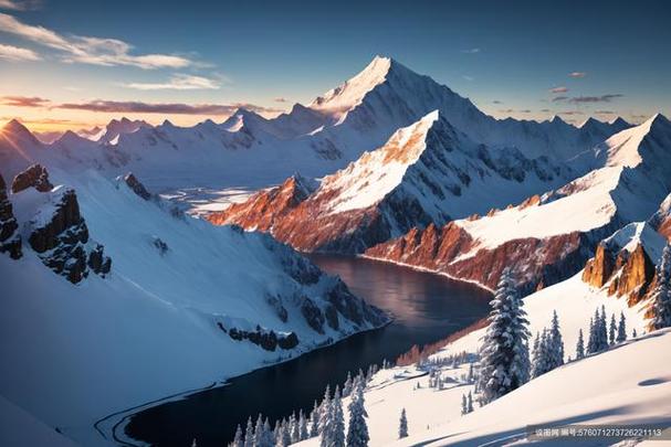 最漂亮好看的雪山风景图片大全高清