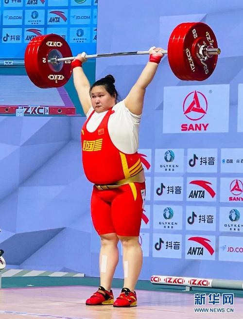 进行的亚洲举重锦标赛暨东京奥运会资格赛女子87公斤以上级比赛中