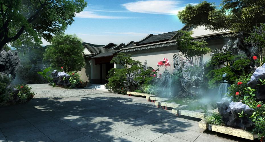 [北京]私人四合院中式庭院景观设计方案