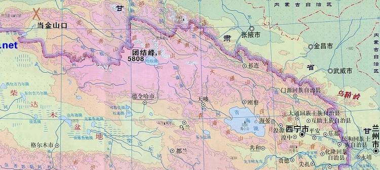  p>祁连山,是青海省东北部与甘肃省西部边境的山脉,位于中国 a target