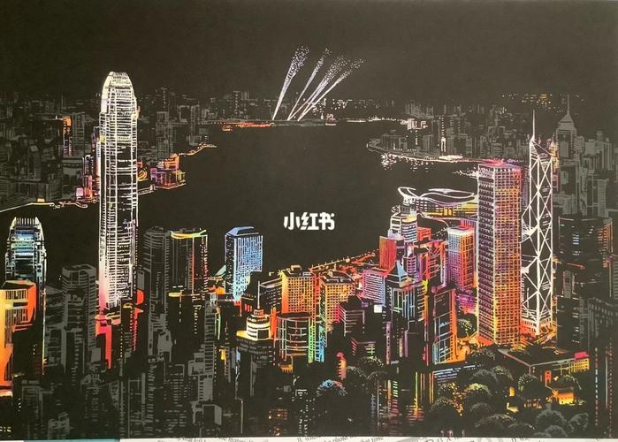 城市夜景刮画之香港维多利亚港发展史